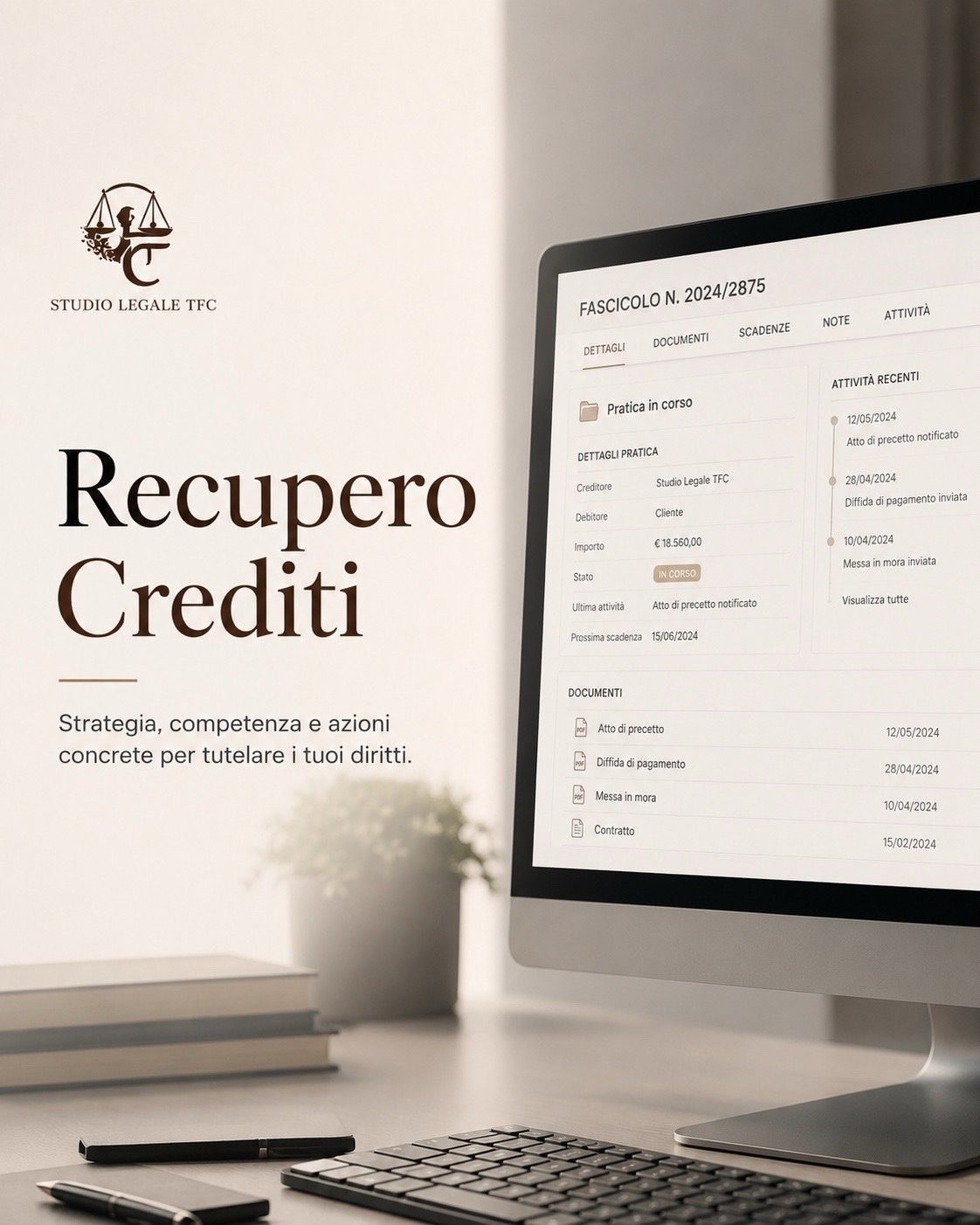 Recupero crediti e gestione organizzata delle pratiche