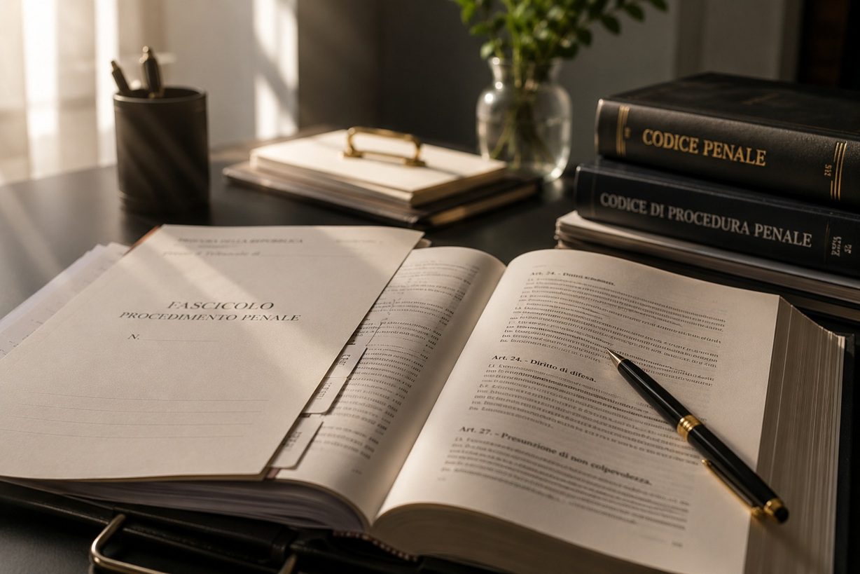 Fascicolo e codici di diritto penale