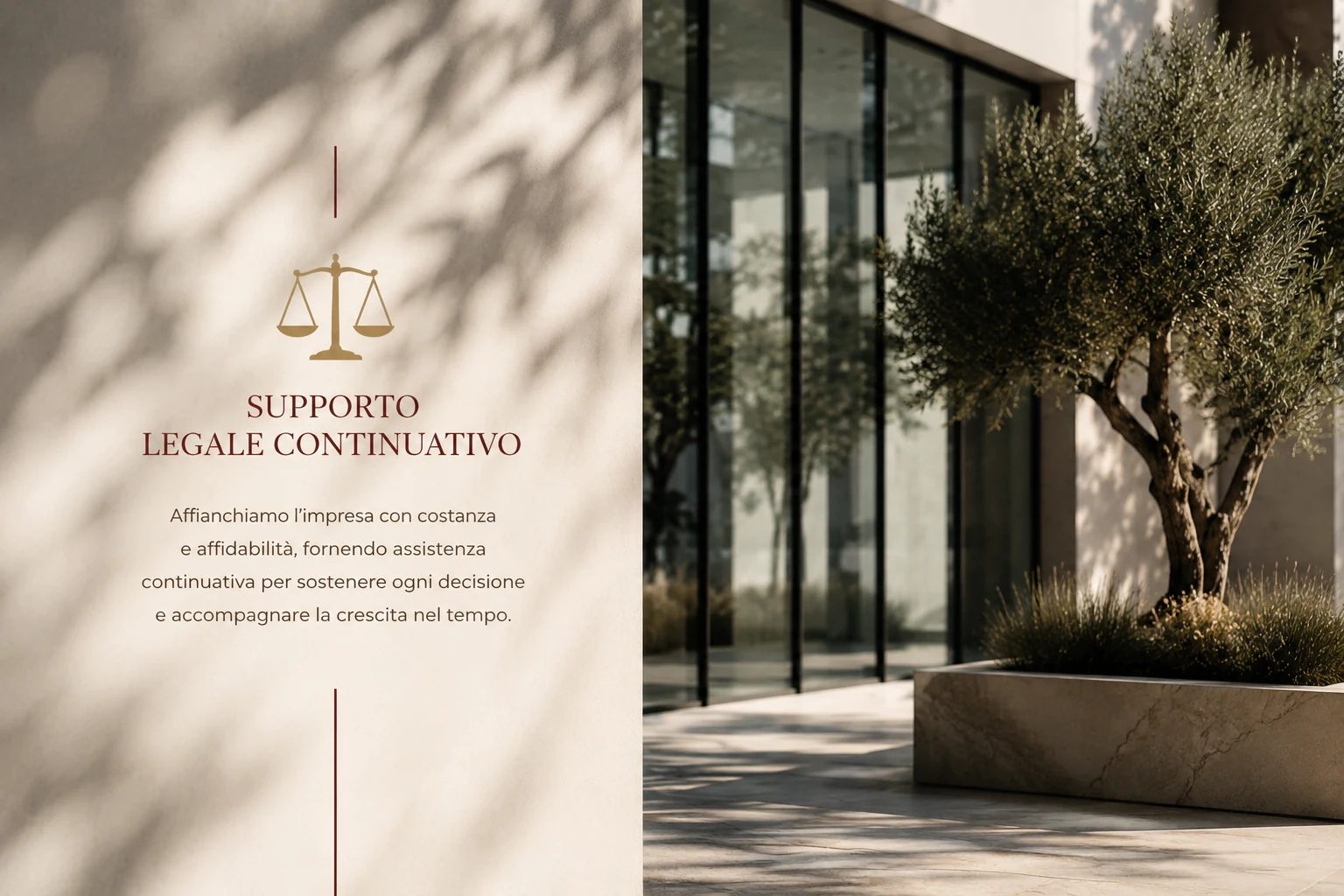 Supporto legale continuativo per l'impresa